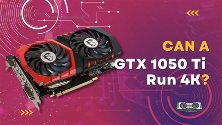 Can a GTX 1050 Ti run VR?