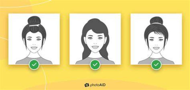 Can I have long hair for passport?