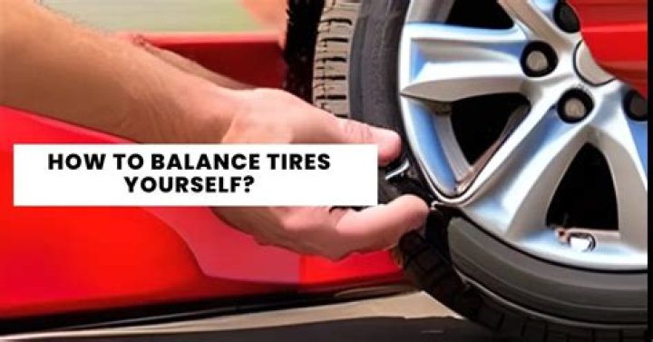 Can you balance tires yourself?