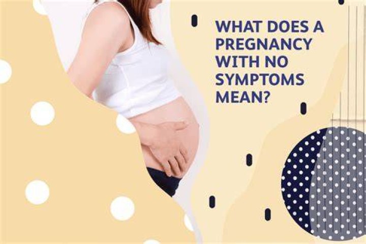 Can you be 3 months pregnant with no symptoms?