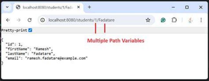 Can you have multiple path variables?