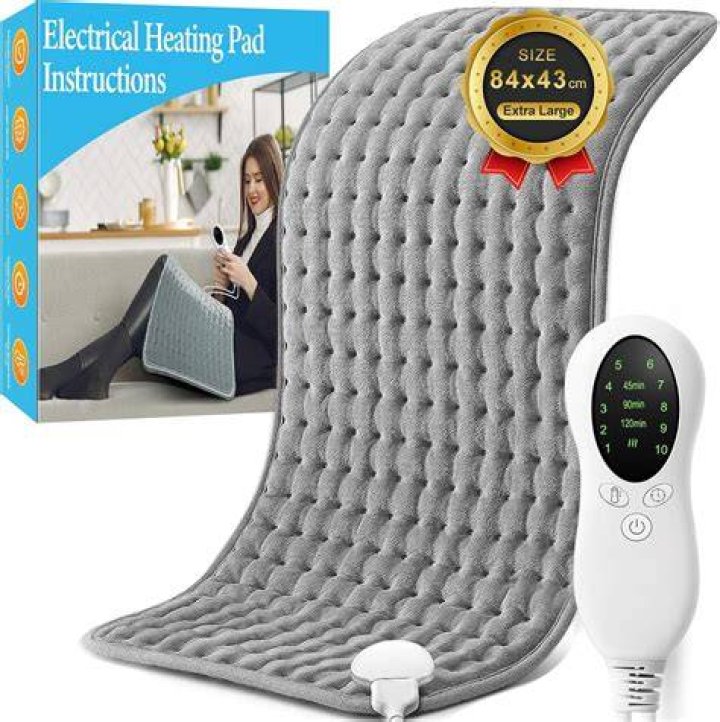 Can you lay on an electric heating pad?