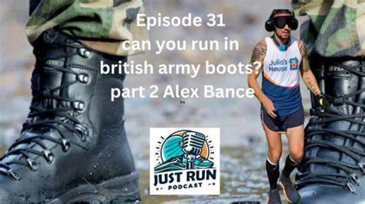 Can you run in army boots?