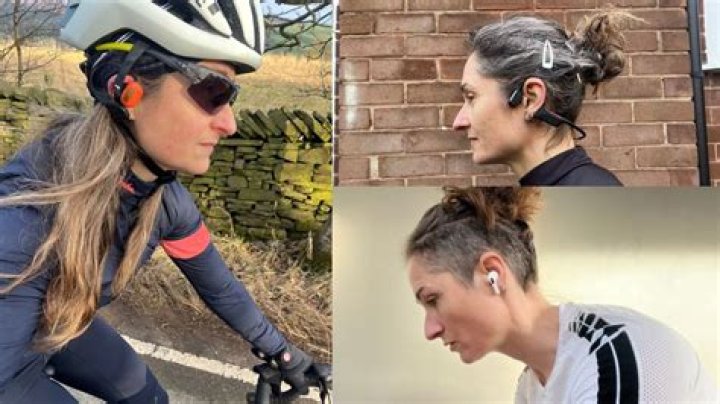 Can you wear headphones while cycling?