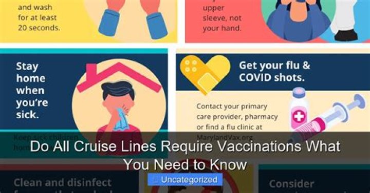 Do all cruise lines require vaccines?