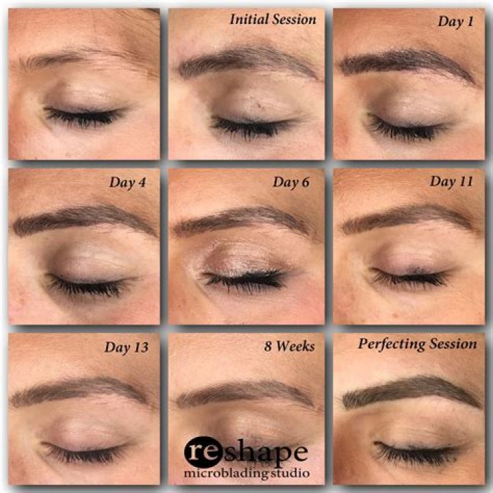Do brows scab after touch up?