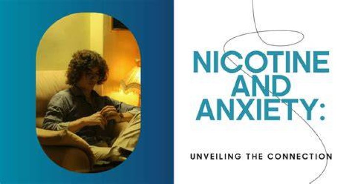 Does nicotine help anxiety?