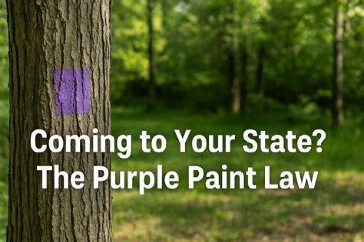 Does Oklahoma have a purple paint law?