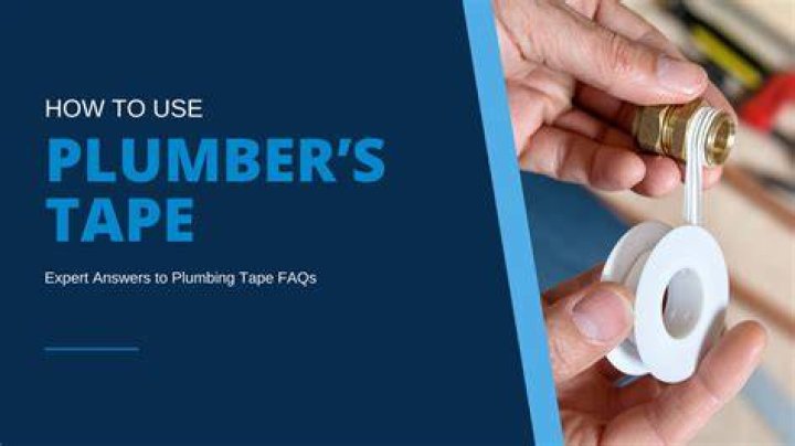 Does plumbers tape help stop leaks?