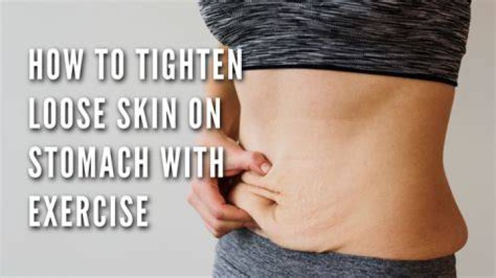 Does running tighten stomach skin?