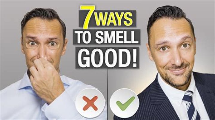 How can a guy smell nice?