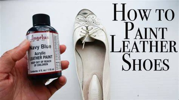 How can I permanently paint my shoes?