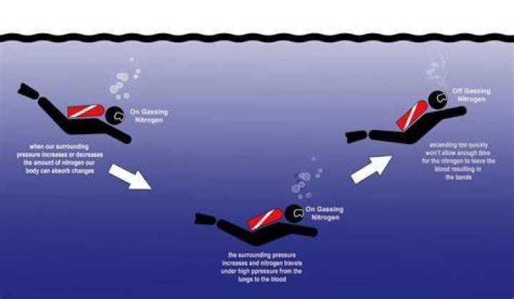 How deep can you go before you get the bends?