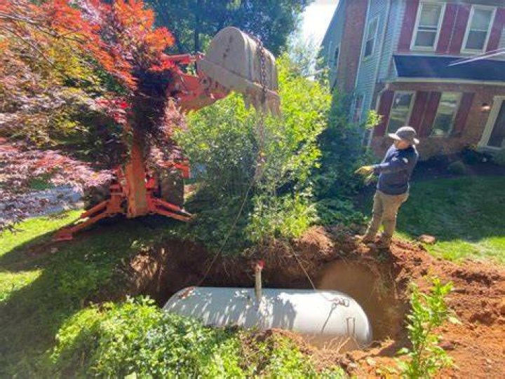 How deep does a propane tank need to be buried?