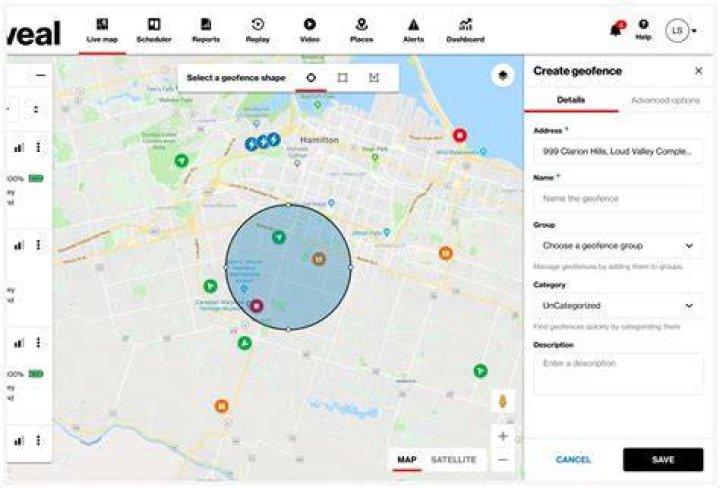 How do I geofence a location?