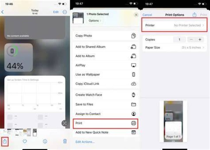 How do I print from my cell phone?