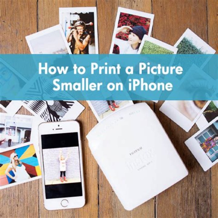 How do I print small photos from iPhone?