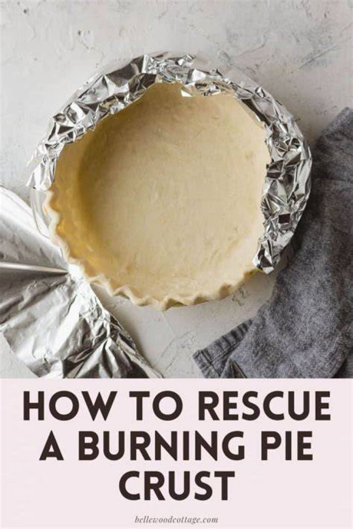 How do I stop my crust from burning?