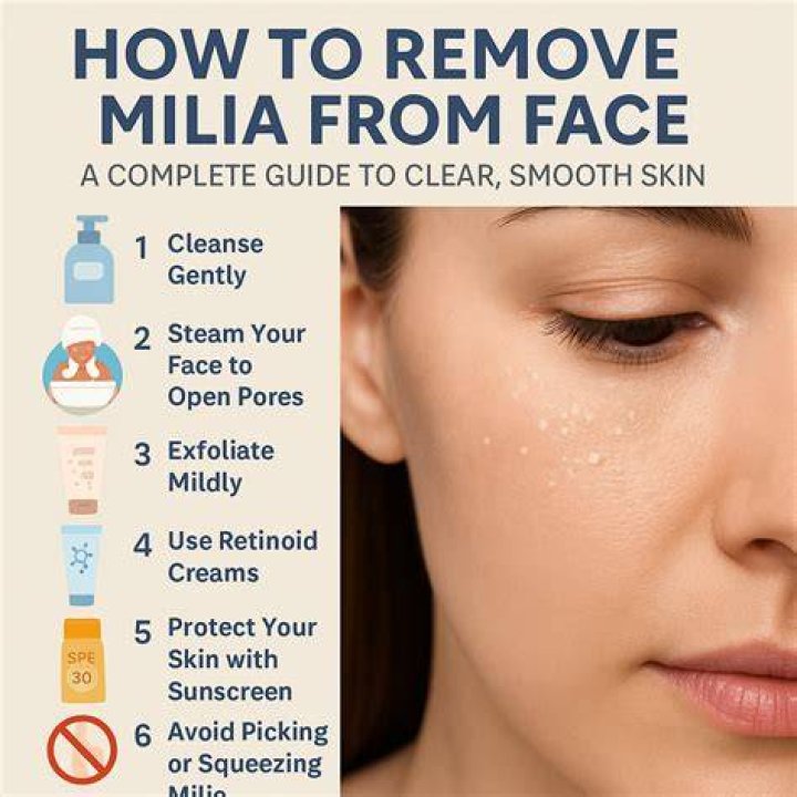 How do you exfoliate milia?