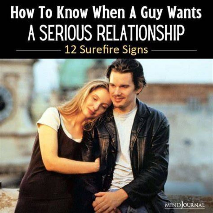 How do you know a guy wants a serious relationship?
