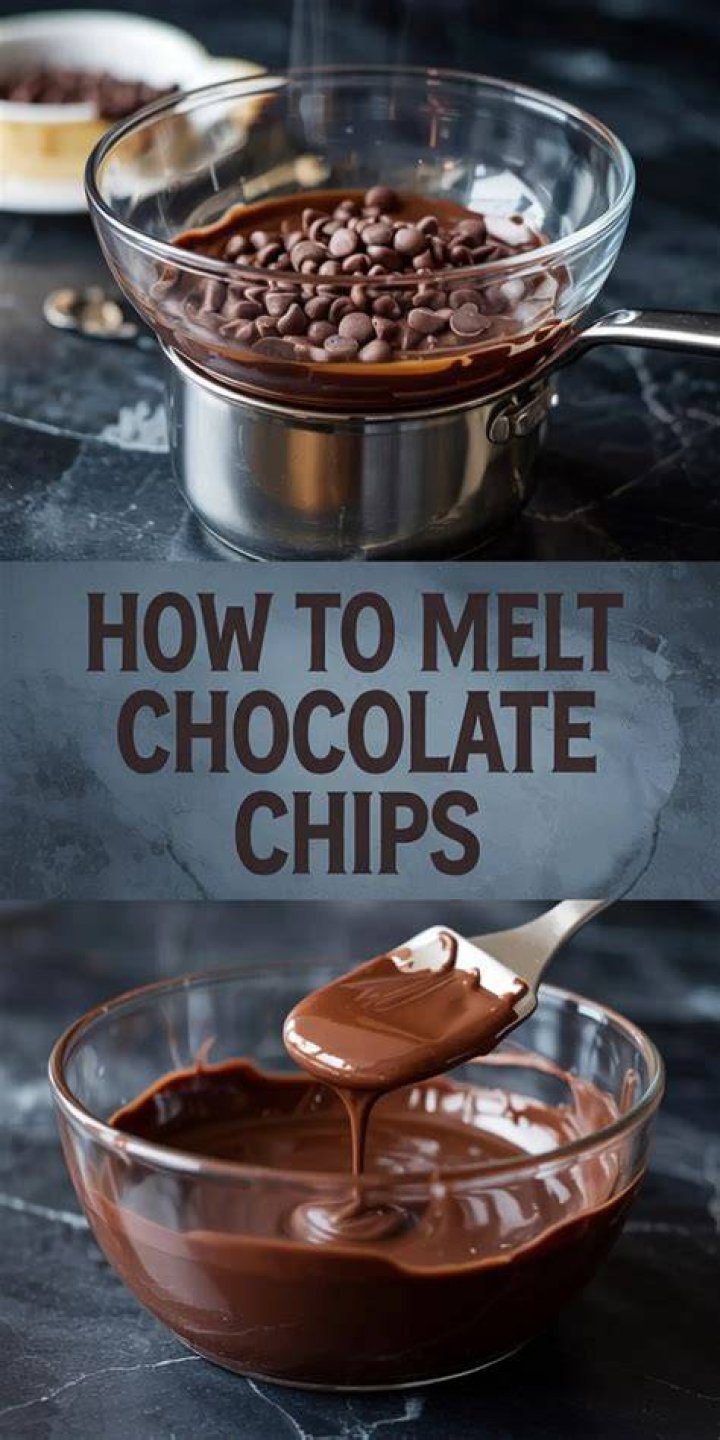 How do you melt chocolate in a ziplock bag?