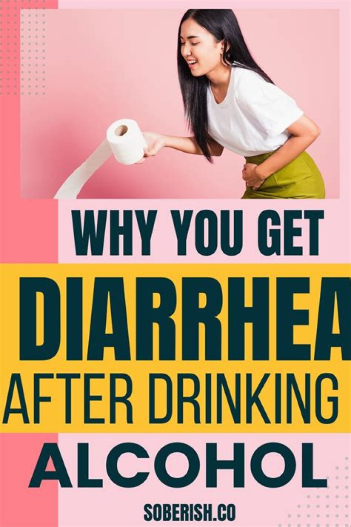 How do you stop diarrhea after drinking alcohol?