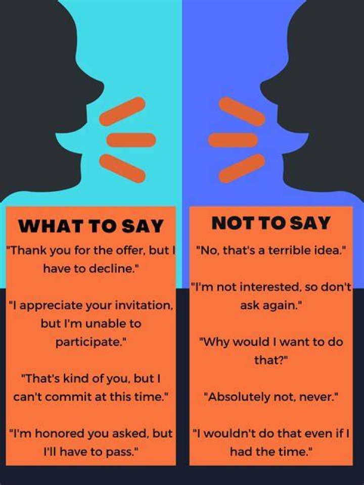 How do you tell someone you're not interested?