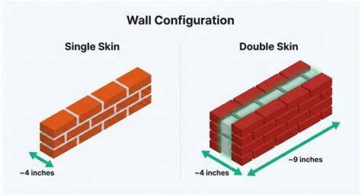 How high can a single skin block wall be?