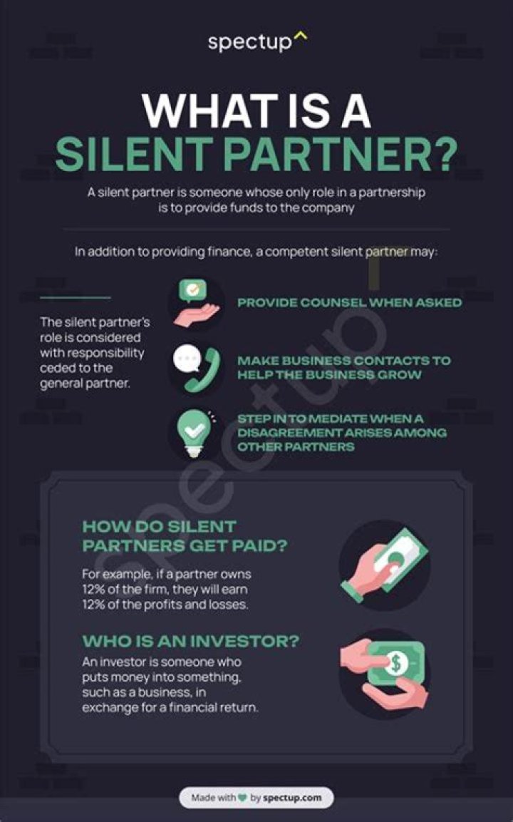 How is a silent partner taxed?
