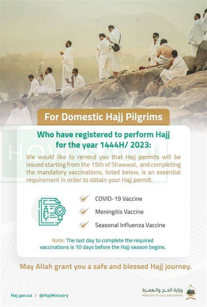 How long does Hajj vaccine last?