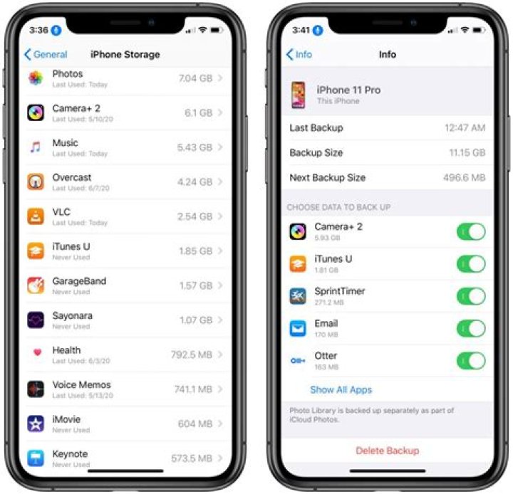 How long is deleted data stored on iPhone?