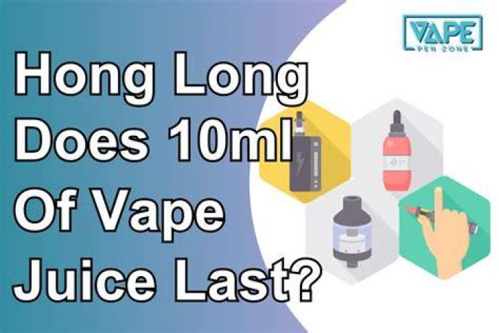 How long should a tank of vape juice last?