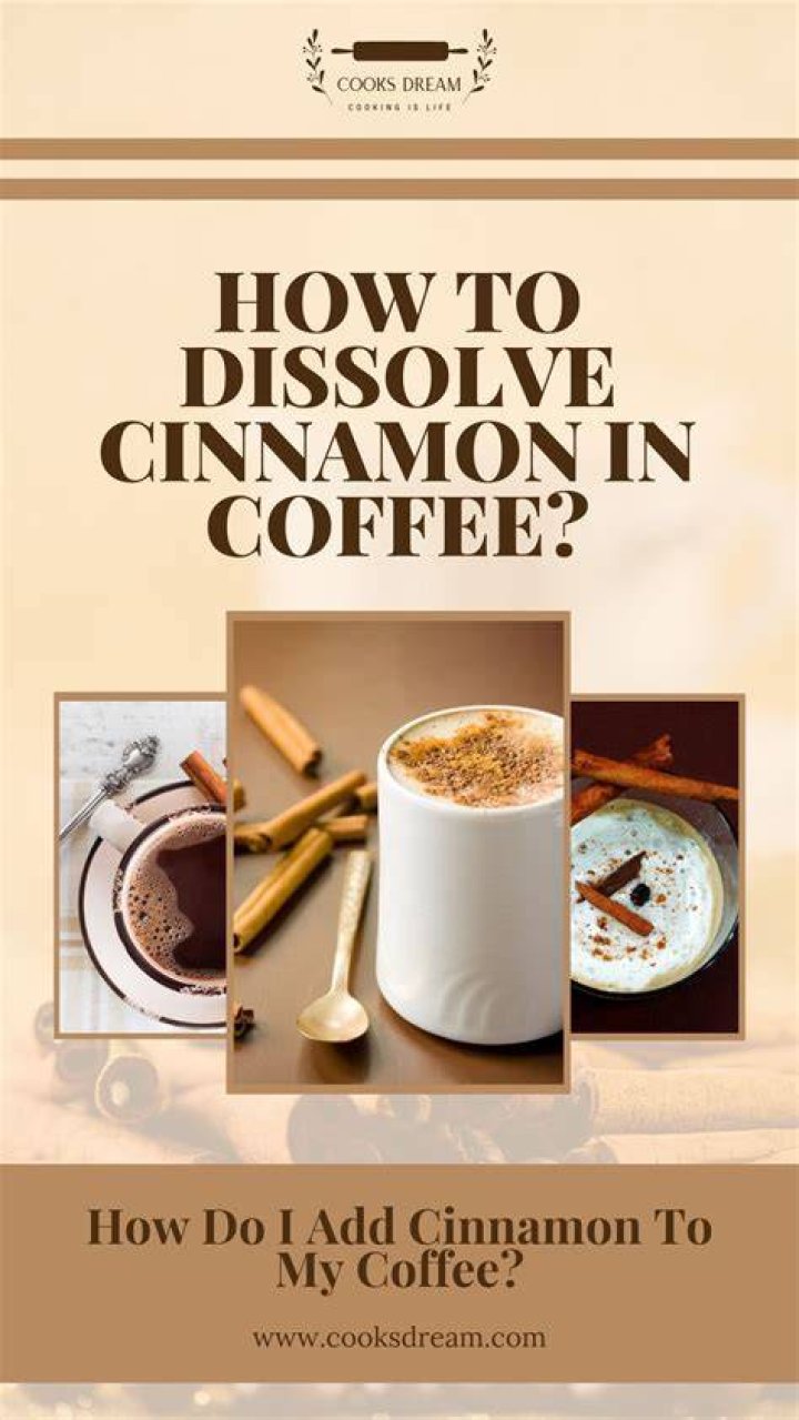 How much cinnamon should you put in a cup of coffee?