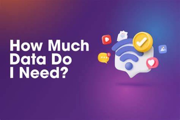 How much data do you need a month?