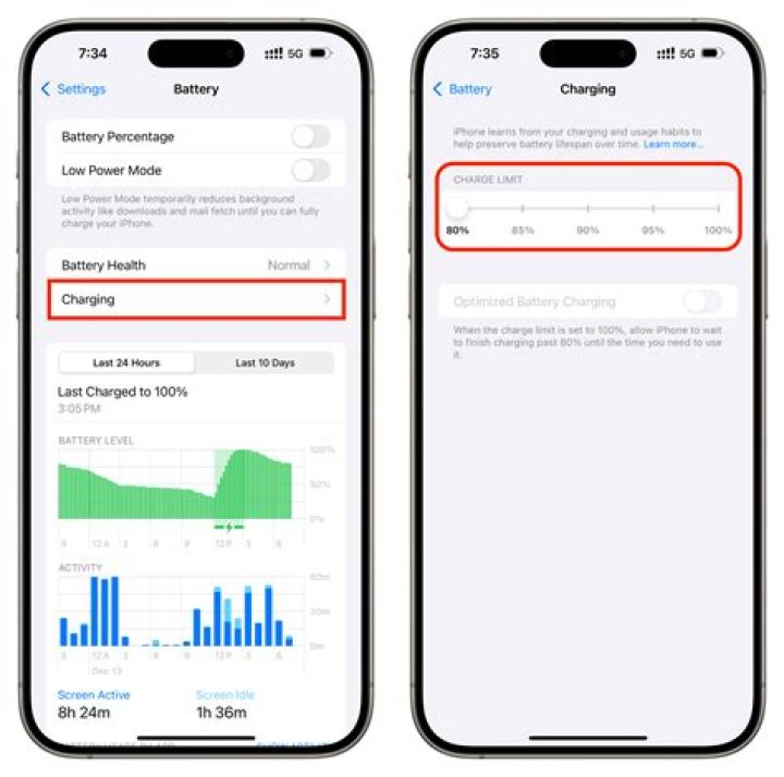 How often do I charge my iPhone 13?
