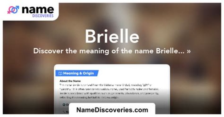 Is Brielle French?