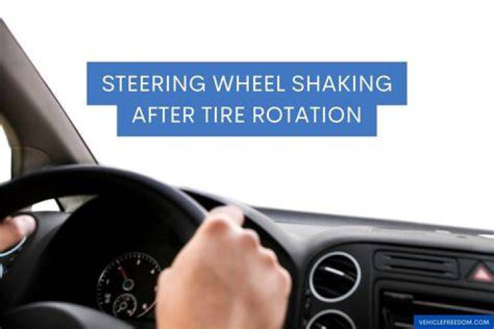 Is it normal for steering wheel to shake after tire rotation?