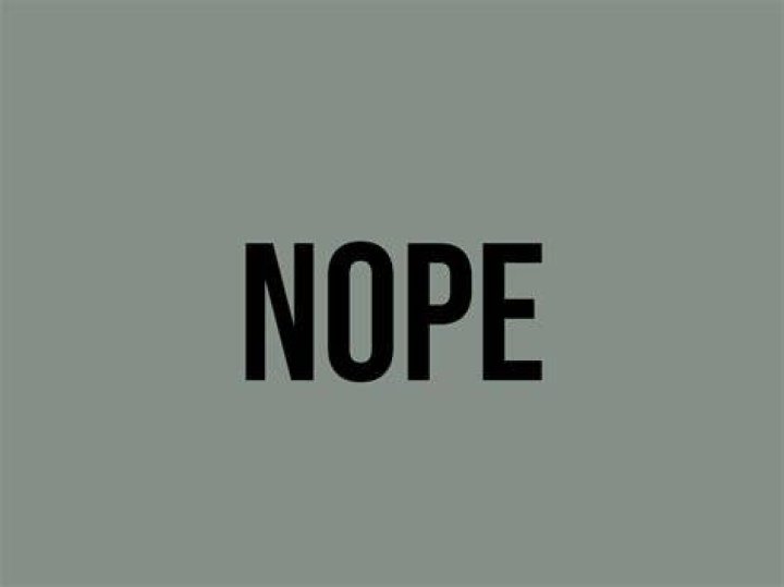 Is Nope slang?