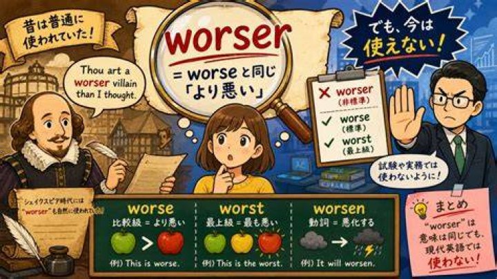 Is worser not a word?