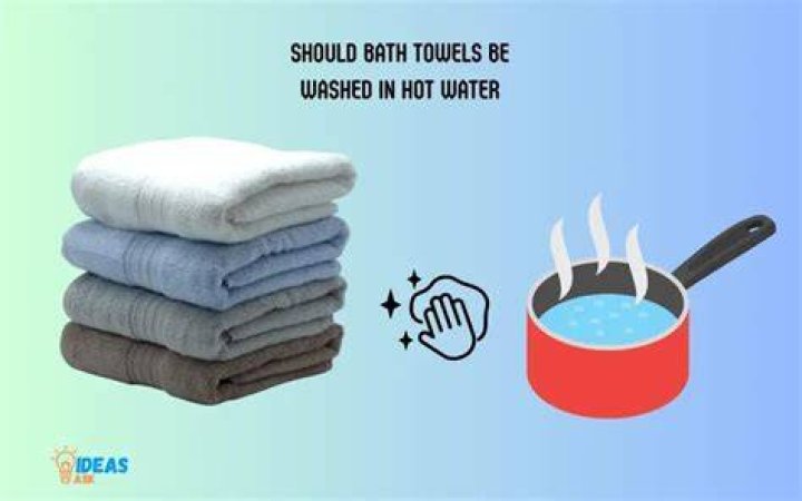 Should dish towels be washed in hot water?