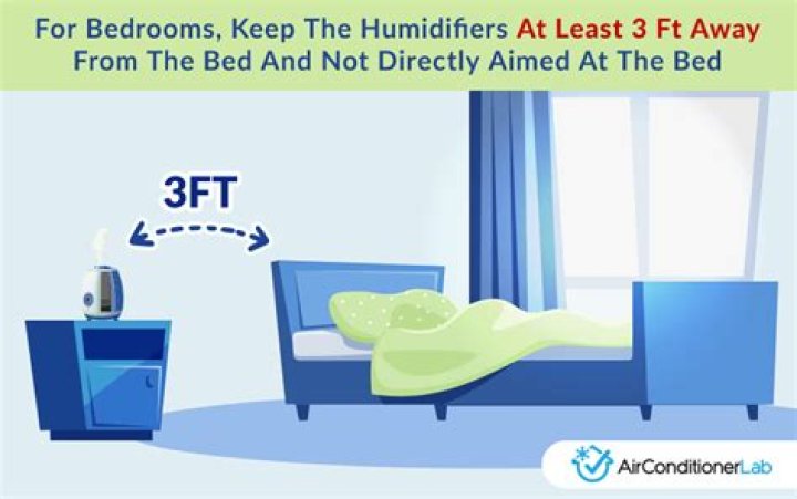 Should humidifier be close to bed?