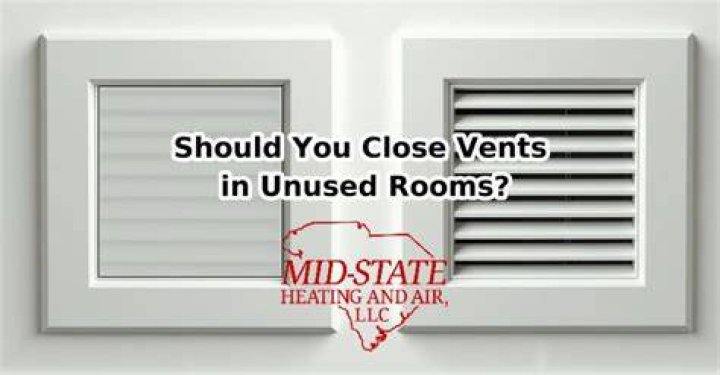 Should I close vents in basement?