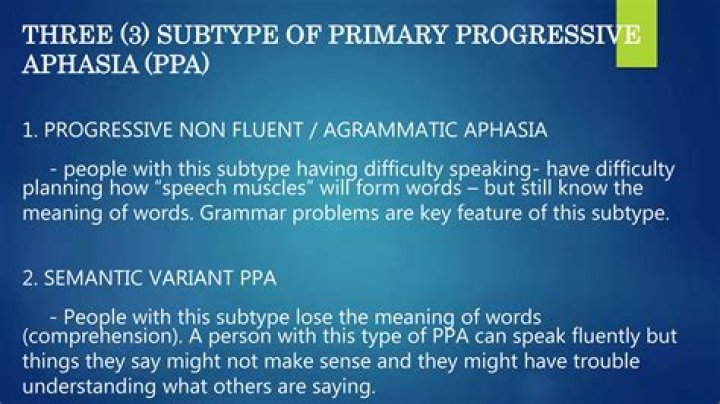 What are the three types of aphasia?