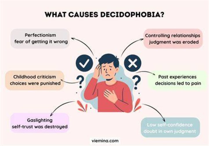 What causes Decidophobia?