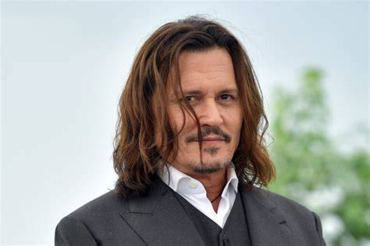 What color is Johnny Depp's hair?