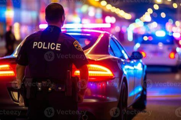 What do red lights on a cop car mean?