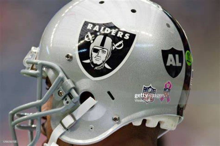 What does Al stand for on Raiders helmet?