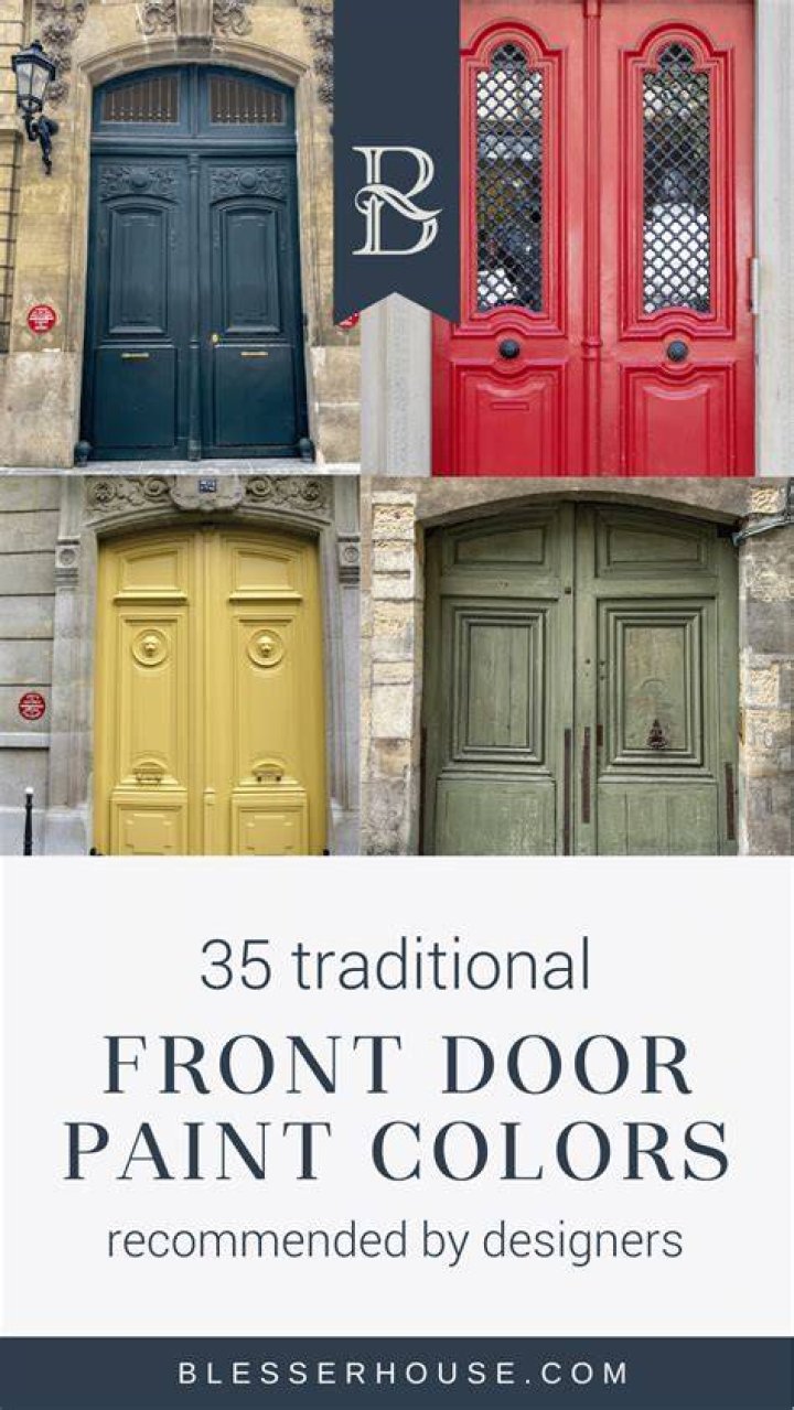What does it mean when you paint your front door red?