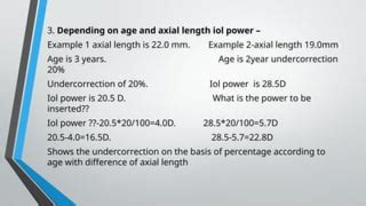 What does Undercorrection mean?