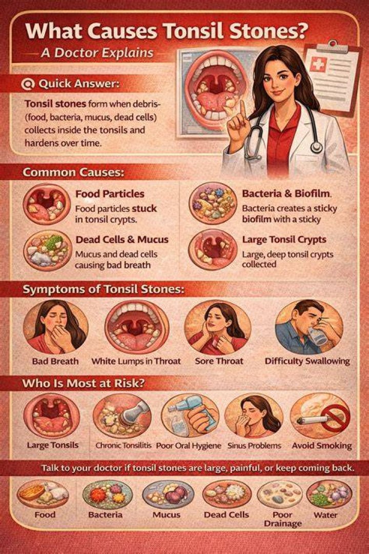 What foods causes tonsil stones?